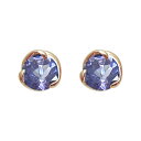 タンザナイト ピアス 一粒ピアス レディース K18 18金 レディース ジュエリー 妻 嫁 20代 30代 40代 ギフト プレゼント 母の日 2023