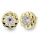 ピアス レディース ダイヤモンド スタッドピアス 18金 18k 鑑定書 両耳 誕生石 4月 おしゃれ