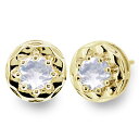 ピアス 18k 18金 レディース 一粒ピアス ゴールド ロイヤルブルームーンストーン 6月誕生石 両耳 スタッド 大人