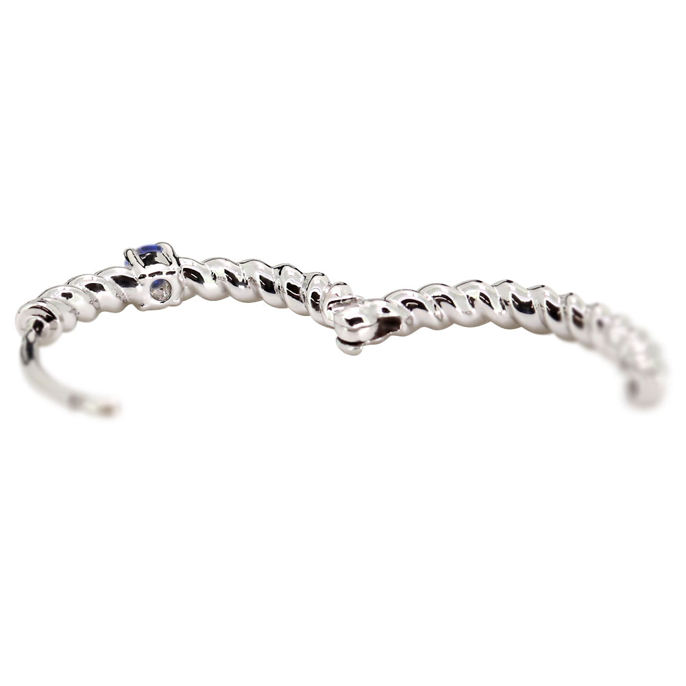 ピアス メンズ 18k フープピアス 片耳 メンズ 中折れ式 誕生石 9月 サファイア 18...