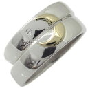 マリッジリング ペアリング カップル 2個セット コンビ 月 リング K18 SV925 指輪