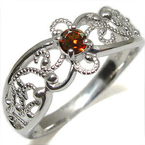 1月誕生石・ガーネット・リング・一粒・アンティーク・K10・指輪(4)