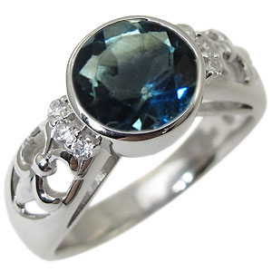 ロンドンブルートパーズ・リング・ア...