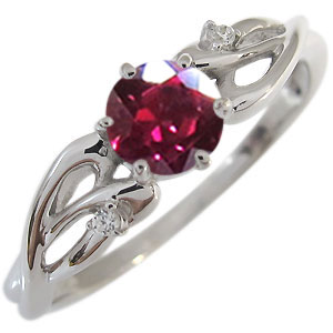 k18 ルビー 指輪 大粒 7月誕生石 ルビーリング 18金 レディース アラベスク 唐草 大きい エンゲージリング 婚約指輪 シンプル 女性 プレゼント ジュ...