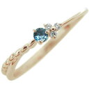 ファランジリング 誕生石 ピンキーリング 華奢 18金 18k 指輪 普段 使い 自分用