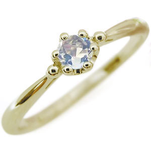 ピンキーリング 一粒 ロイヤルブルームーンストーン 婚約指輪 18金 18k リング ピンキーリング 一粒 ロイヤルブルームーンストーン 婚約指輪 18金 18k リング