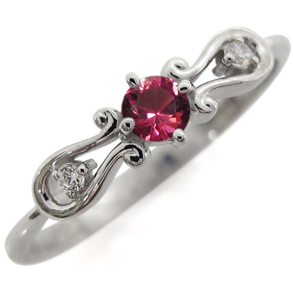 指輪 ルビー 馬蹄 ホースシュー レディースリング sv 母の日 2024