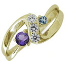 18金 エンゲージリング 婚約指輪 18k インフィニティリング レディース Infinity 太め 無限 イエローゴールド ピンクゴールド ジュエリー 大人 ...