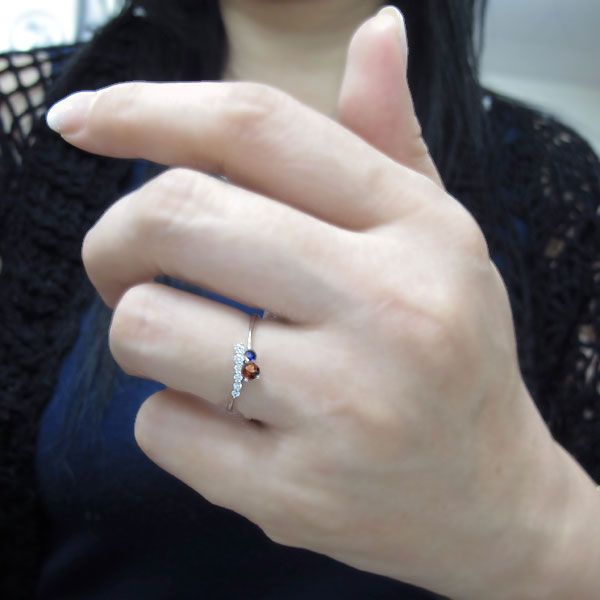シンプル 婚約指輪 ガーネット エンゲージリング レディース プラチナ プレゼント 母の日 2023 2