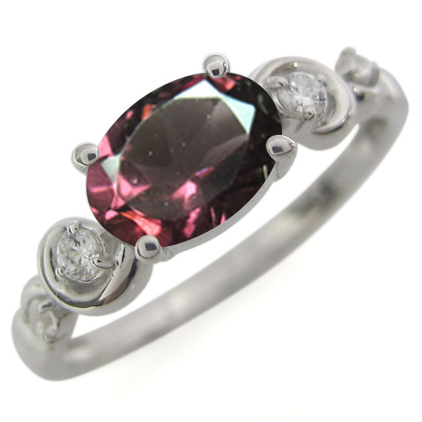 ロードライトガーネット・指輪・オーバル・プラチナ・レディース・大粒・リング プレゼント 母の日 2024