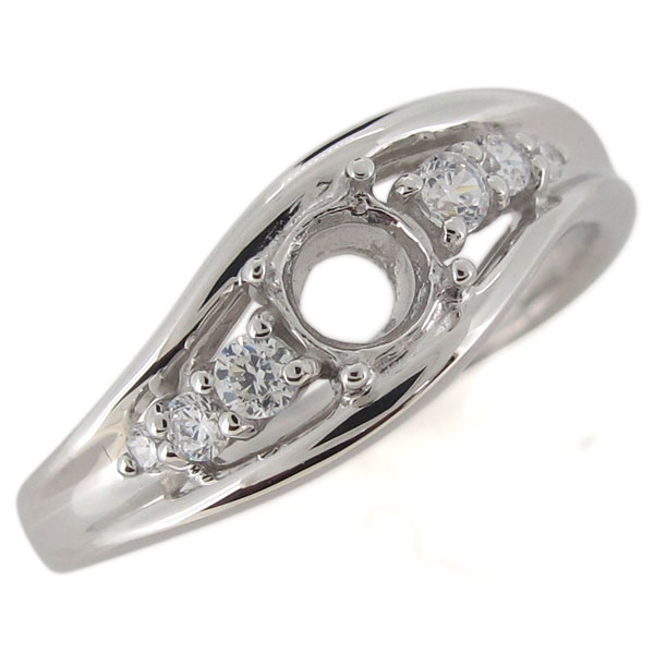 レディース リング リフォーム K18 18金 セミオーダー用 空枠 指輪 プレゼント 母の日 2024