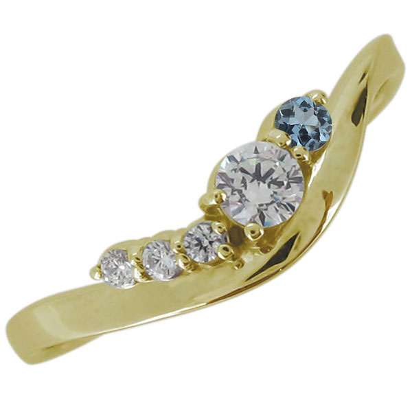 18金 婚約指輪 安い エンゲージリング ダイヤモンド シンプル