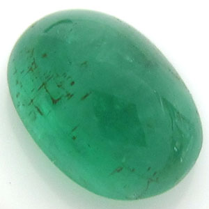 エメラルド・オーバル・カボッション・0.775ct・5×7mm・ルース