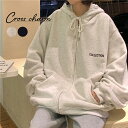 【SALE:2082円】パーカー レディース スウェット ジップパーカー 韓国ファッション 大きいサイズ トップス ビッグパーカー 秋 冬 ビックシルエット お...