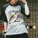 Tシャツ レディース 着痩せ 華奢見え 半袖 プリント カジュアル シンプル トレンド 二の腕カバー Uネック ラウンドネック トップス ゆったり オーバーサイズ コットン 大きいサイズ