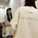 tシャツ 大人 大きいサイズ ゆったり 五分袖 ラウンドネック スエード刺繍 カジュアル おしゃれ シンプル レトロ ストリート トップス オシャレ 韓国 着回...