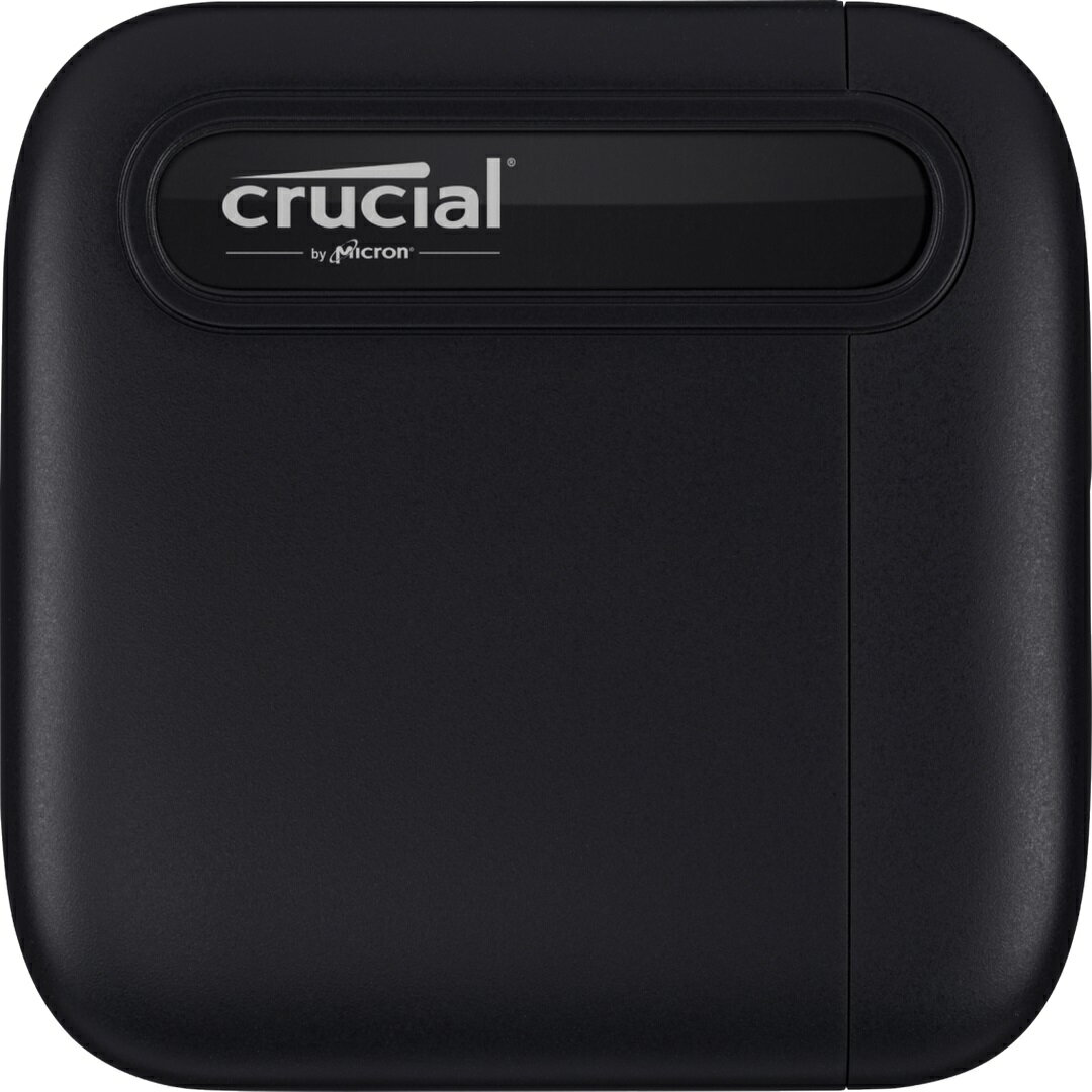 【 5月ずっとお得 ポイント2倍 】 外付け ポータブル SSD ドライブ Crucial X6 2TB USB 3.2 Gen-2 10Gb/s ( CT2000X6SSD9 )