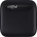 外付け ポータブル SSD ドライブ Crucial X6 2TB USB 3.2 Gen-2 10Gb/s ( CT2000X6SSD9 )