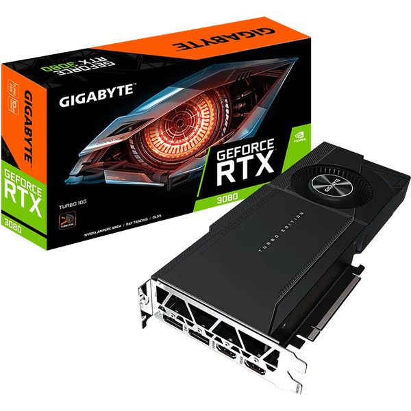  5äȤ ݥ2  GIGABYTE NVIDIA GeForce RTX 3080 TURBO 10G rev2.0 320 bit Gaming ߥ եåܡ  PCI Express 4.0 x16 GDDR6  7680x4320 8K GV-N3080TURBO-10GD Rev2.0