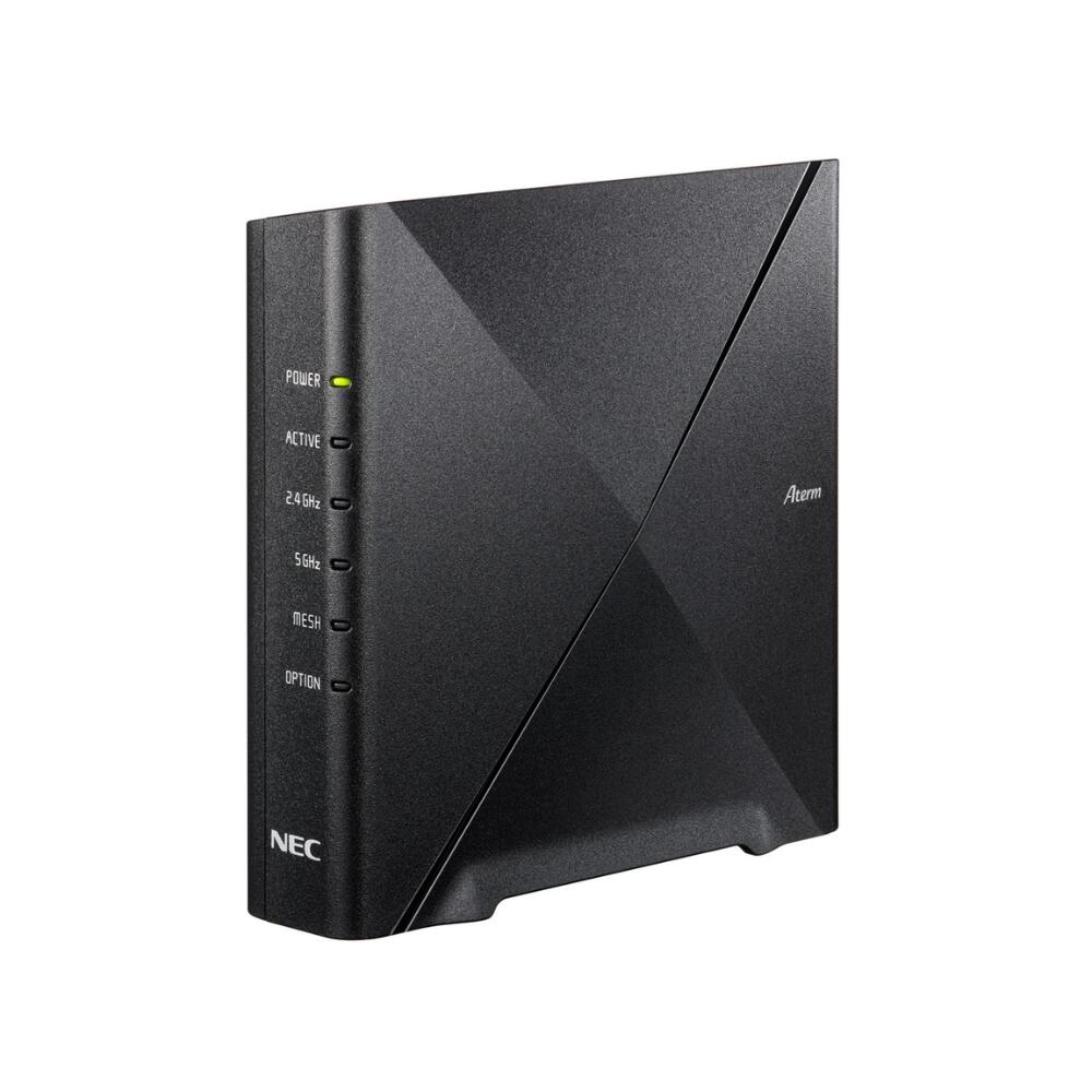 NEC Aterm PA-3000D4AX Wi-Fi ルーター Wi-Fi 6 11ax 家庭用 高速通信 IPv6対応 メッシュ対応 コンパクト モデル ワイヤレス 無線 LAN IEEE802.11 ax ac n a g b 5GHz 2.4GHz 1Gbps 100Mbps ネットワーク 新品