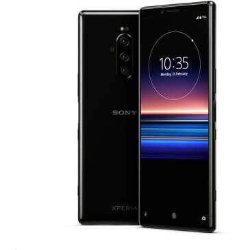 新品 SONY Xperia1 64GB 802SO ハイレゾ対応 4K スマートフォン ブラック トリプルカメラ 対応防水・防塵対応 スマホ 本体 ソニー Softbank SIMロック解除済み SIMフリー テレワーク 在宅勤務 在宅ワーク に