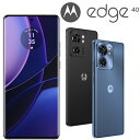 MOTOROLA SIMフリー スマートフォン 5G スマホ edge 40 6.55インチ フルHD (2,400x1,080) pOLED 144Hz 256GB 指紋 顔 認証 防水 IP68 Android メモリ 8GB NFC USB-Type C 選べるカラー イクリプスブラック / ルナブルー