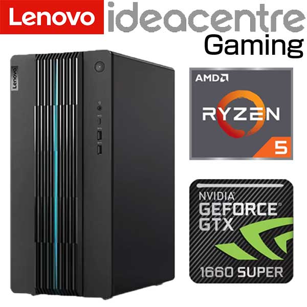 【 5月ずっとお得 ポイント2倍 】 AMD Ryzen 5 メモリ 16GB HDD 1TB SSD 512GB GeForce GTX 1660 SUPER Windows11 Lenovo レノボ Ideacentre Gaming 570 ( 90TQ004WJM ) デスクトップ パソコン 新品 ゲーミング