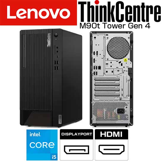 【 5月ずっとお得 ポイント2倍 】 AMD Core i5 13600 メモリ 8GB SSD 256GB DVDスーパーマルチ Windows11 レノボ ( lenovo ) ThinkCentre M90t Tower Gen 4 ( 12HKCTO1WW/GKRQT ) デスクトップ パソコン 新品