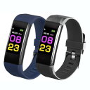 【 5月ずっとお得 ポイント2倍 】 スマートウォッチ ommix smart phone watch CSシリーズ ブレスレットタイプ 選べる カラー 黒 ブラック / 青 ブルー