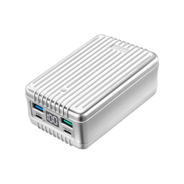 ＜モバイルバッテリー/ZENDURE＞SuperTank Polymer シルバー 26800mAh USB-PD 100W充電可能/4ポート同時充電/PD対応のPC充電可能