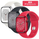 アップル Apple Watch Series 8 GPS Cellularモデル 41mm アルミニウムケース と スポーツバンド ミッドナイト シルバー レッド(Product) MNHV3J/A MP4A3J/A MNJ23J/A MNHV3JA MP4A3JA MNJ23JA