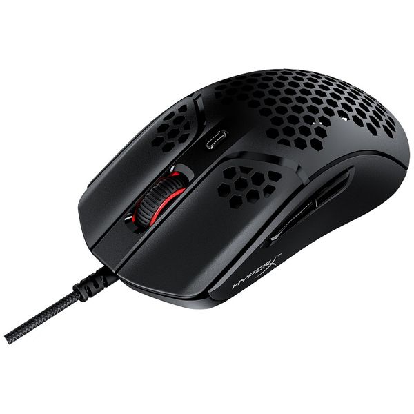 【 5月ずっとお得 ポイント2倍 】 HyperX ゲーミングマウス Pulsefire Haste ゲーマー向け 有線 USB 超軽量 六角シェルデザイン 59グラム HMSH1-A-BK/G ( 4P5P9AA )