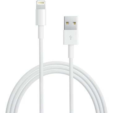 Apple 純正 Lightning - USB ケーブル 1m ホワイト 新品 バルク 品 通信 充電 ライトニング 【メール便】 【ゴールドランク】