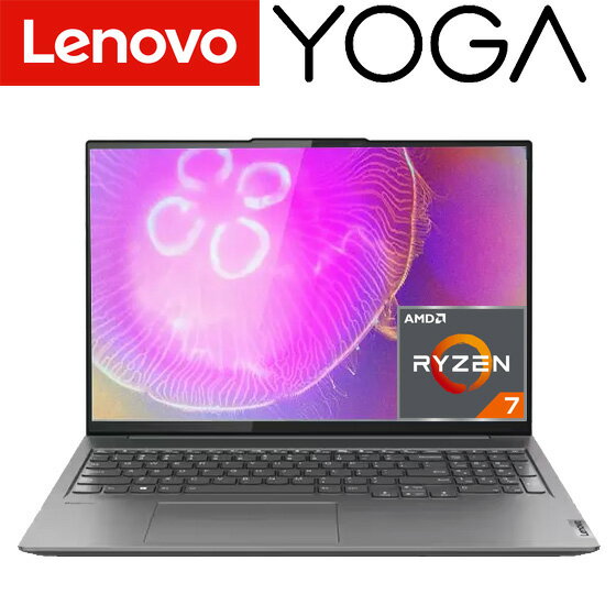 【 5月ずっとお得 ポイント2倍 】 lenovo ノートパソコン Yoga Slim 760 Pro 82QQX026JP 16.0インチ WQXGA 120Hz タッチパネル Ryzen 7 5800H メモリ 16GB SSD 512GB GTX 1650 Windows11 ノートPC パソコン WEBカメラ