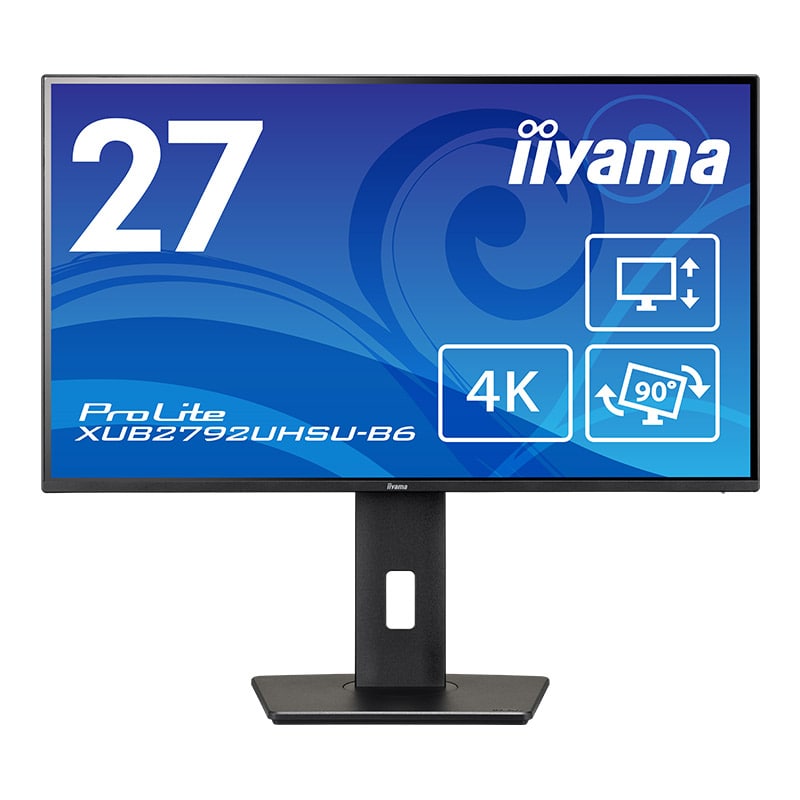 Other - 【ポイント最大28倍】 iiyama マウスコンピューター ProLite 27インチ 4K モニター IPS パネル HDMI DisplayPort 高さ調整 角度調整 回転 フリッカーフリー ディスプレイ 新品 XUB2792UHSU-B6【代金引換/時間指定不可】