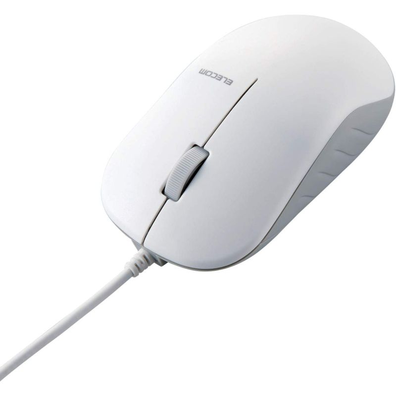 Rakuten - 【ポイント最大32倍&89％OFF】 エレコム マウス 法人向け高耐久マウス BlueLED有線マウス 3ボタン ホワイト 新品 入力機器 M-K7UBWH/RS 【代引不可/時間指定不可】