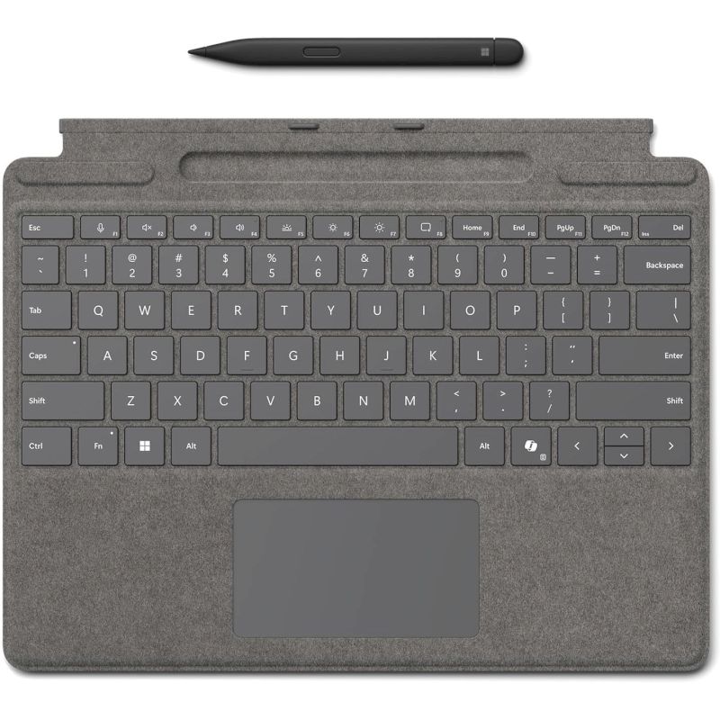 Rakuten - 【ポイント最大32倍&89％OFF】 日本マイクロソフト キーボード Proスリムペン2付キーボード プラチナ Copilotキー付 日本語表記 Surface Pro 13 インチ スリム ペン付き キーボード プラチナ 新品 入力機器 8X8-00182 【法人限定/代引不可/時間指定不可】