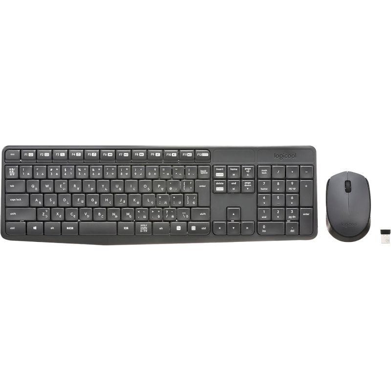 Rakuten - ロジクール キーボード・マウスセット ワイヤレスコンボ MK235ワイヤレスコンボ MK235ロジクール ワイヤレスコンボ MK235 グレー 新品 入力機器 MK235 【代引不可/時間指定不可】
