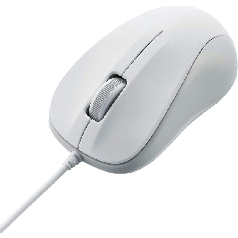 Rakuten - 【ポイント最大32倍&89％OFF】 エレコム マウス 光学式マウス USB 3ボタン ホワイト ROHS指令準拠 M-K5URWH RS 新品 入力機器 M-K5URWH/RS 【代引不可/時間指定不可】