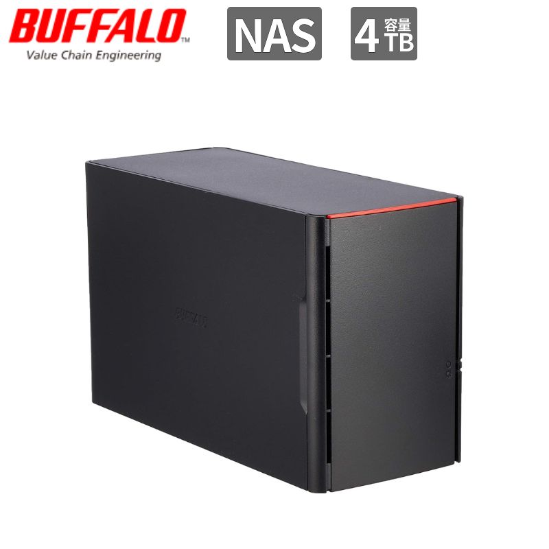 Buffalo バッファロー LinkStation for SOHO RAID機能搭載 高信頼HDD WD Red採用 ネットワークHDD 新品 NAS データ保存 4TB LS220DN0402B 【代引不可/時間帯指定不可】