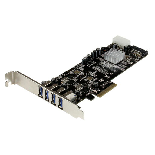 【最大30,000円OFFクーポン対象店】 StarTech.com SuperSpeed USB 3.0 4ポート増設PCI Express/ PCIe x4 インターフェースカード 2個の専用5Gbpsチャネル UASP対応 SATA(15ピン) / ペリフェラル(4ピン) 電源端子付き PEXUSB3S42V 【最大30,000円OFFクーポン対象店】 StarTech.com SuperSpeed USB 3.0 4ポート増設PCI Express/ PCIe x4 インターフェースカード 2個の専用5Gbpsチャネル UASP対応 SATA(15ピン) / ペリフェラル(4ピン) 電源端子付き PEXUSB3S42V