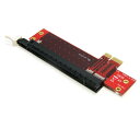 StarTech.com PCI Express x1-x16変換カード ロープロファイル用スロット拡張アダプタ(PCIe x1からx16へ) PEX1TO162