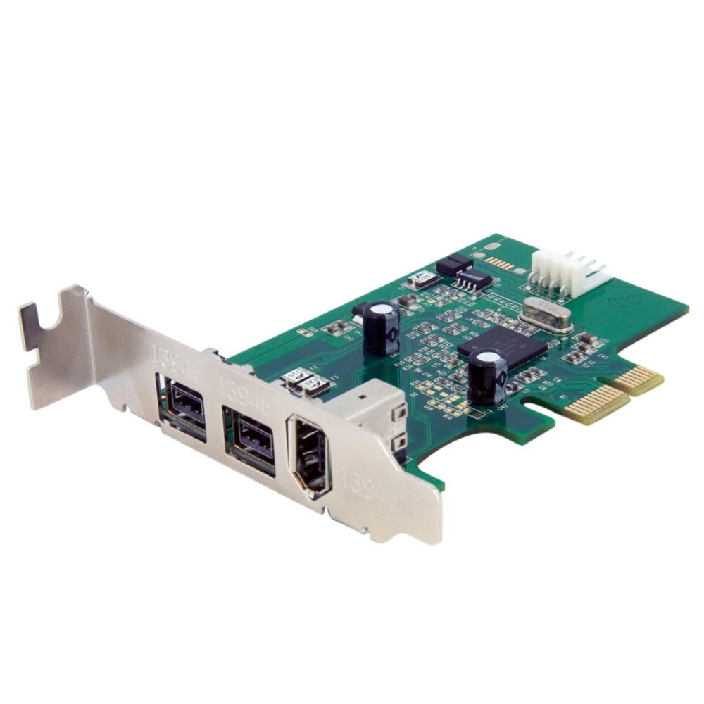 【最大2000円引きクーポン】 StarTech.com ロープロファイル対応IEEE 1394a 1ポート/1394b 2ポート増設PCI Expressカード 9ピンFireWire 800 x2/6ピンFireWire 400 x1対応 内部電源コネクタ搭載 PEX1394B3LP