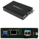【ポイント最大24倍!】 StarTech.com ギガビットイーサネット対応光メディアコンバータ 1000BASE-T(RJ45) - 1000BASE-LX(シングルモード/ LC) 40km ET1000S40LC2