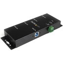StarTech.com 4ポート産業用USB 3.0ハブ ESD保護 ウォールマウント対応 ST4300USBM