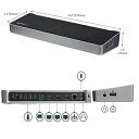 【ポイント最大24倍!】 StarTech.com USB 3.0接続ドッキングステーション Mac/Windows対応 モニター3台接続対応 2x Displ...