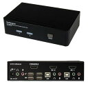 StarTech.com 2ポートKVMスイッチ/HDMI/1920 x 1200/オーディオ対応/2ポートUSB 2.0ハブ/PC & CPU 切替器 SV231HDMIUA