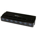 【ポイント最大47倍&クーポン】 StarTech.com 7ポートUSB 3.0ハブ 卓上用 ACアダプタとケーブル付属 ST7300USB3B
