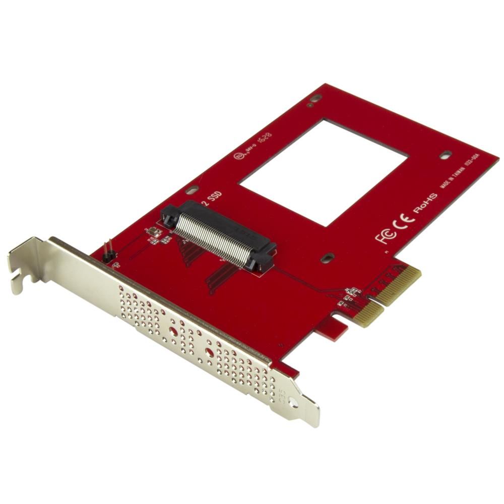 StarTech.com U.2-PCIe変換アダプター/2.5インチU.2 NVMe SSD対応/SFF-8639コネクタ搭載/x4 PCI Express 4.0 PEX4SFF8639
