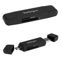 StarTech.com USBカードリーダー/USB Type-C・USB Type-A/SD・microSD/USB 3./2スロット SDMSDRWU3AC